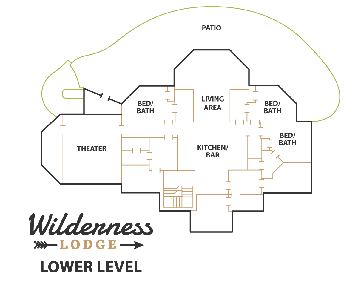 Wilderness Lodge Lower Level
